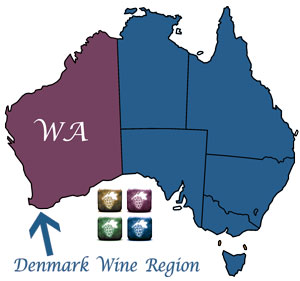 Denmark WA Wine Region Map